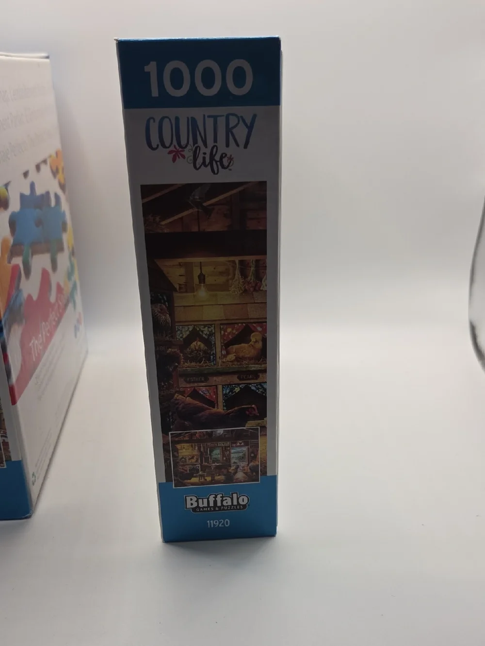 Buffalo David Bitton Blue & White 1000-Piece Country Life Puzzle. Nwt